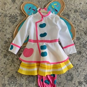 Party City Butterbean Halloween Costume for Toddler Girls - Size: 4T